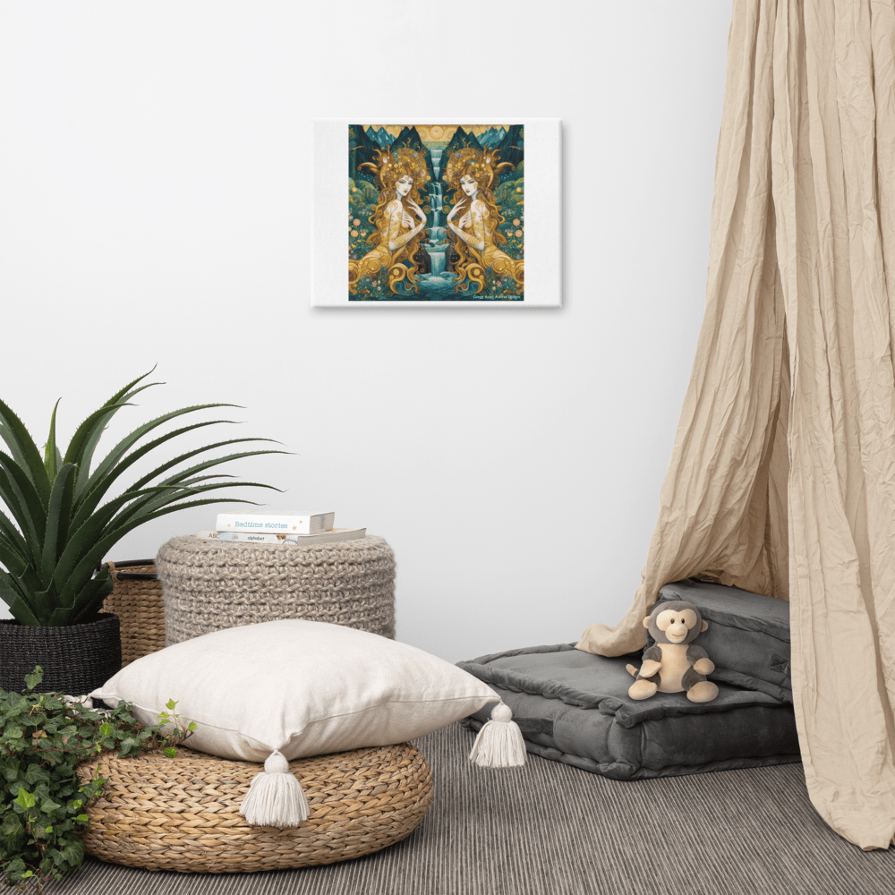 Water Nymphs Canvas by Gregg Acini Adoree Designs - Gregg Acini Adoree Designs - Art