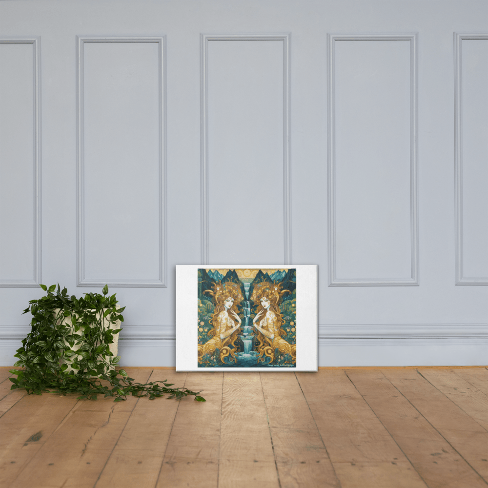 Water Nymphs Canvas by Gregg Acini Adoree Designs - Gregg Acini Adoree Designs - Art