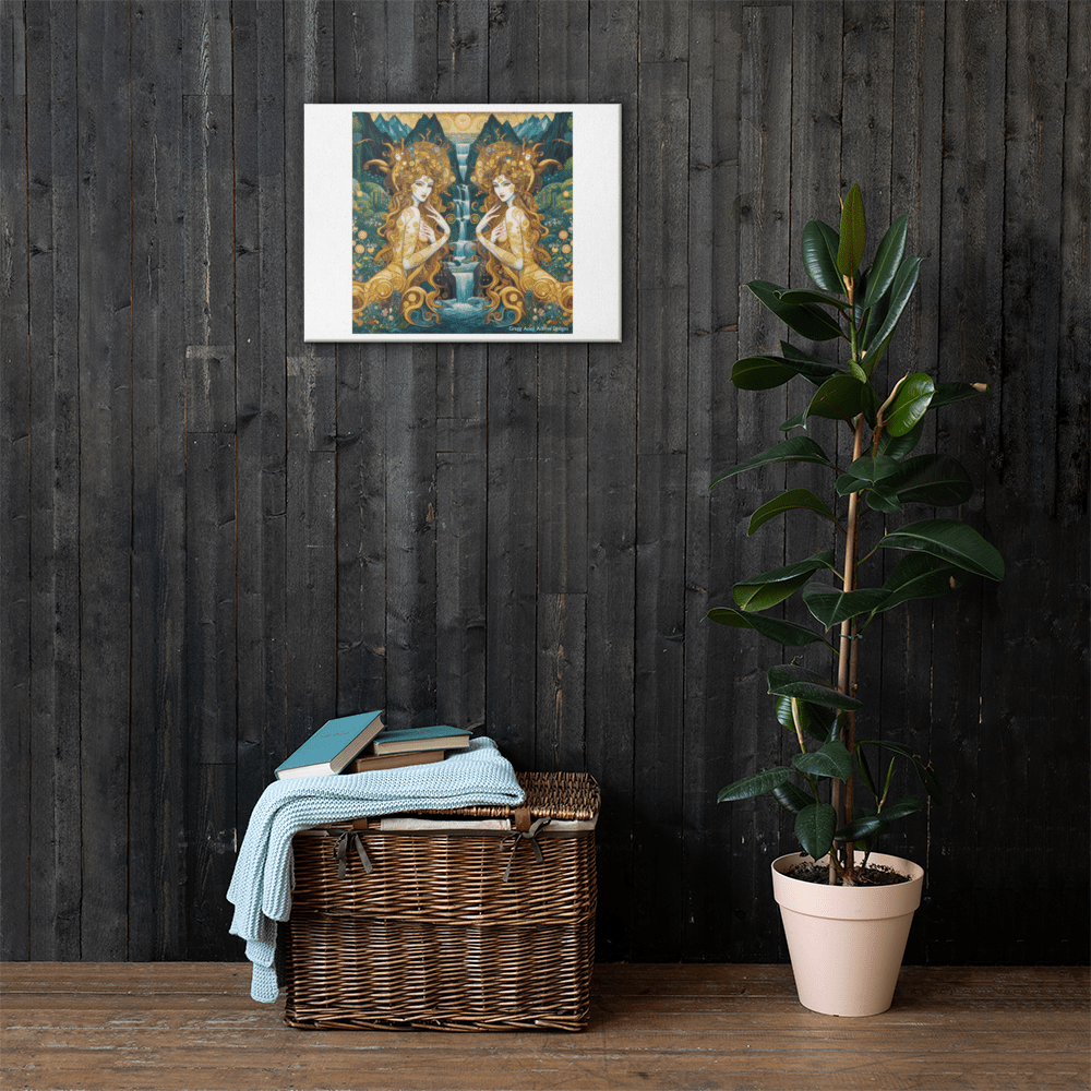Water Nymphs Canvas by Gregg Acini Adoree Designs - Gregg Acini Adoree Designs - Art