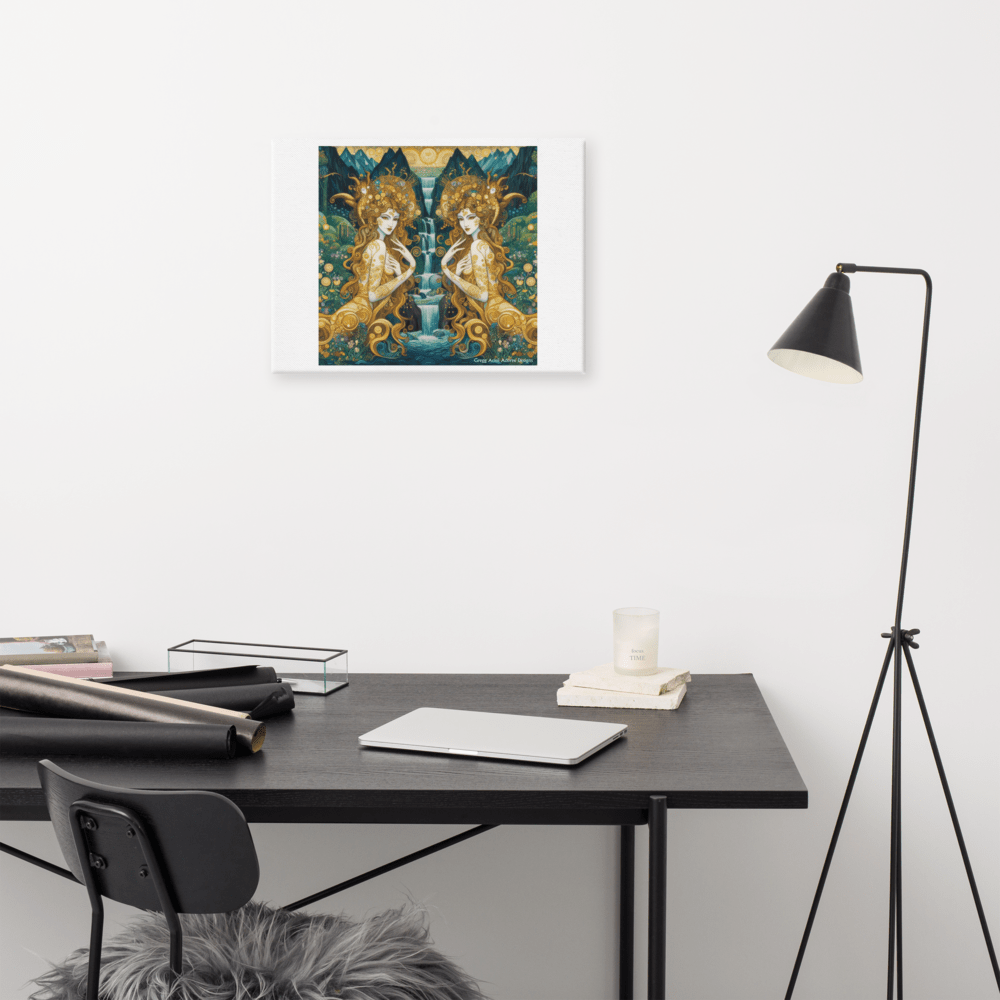 Water Nymphs Canvas by Gregg Acini Adoree Designs - Gregg Acini Adoree Designs - Art