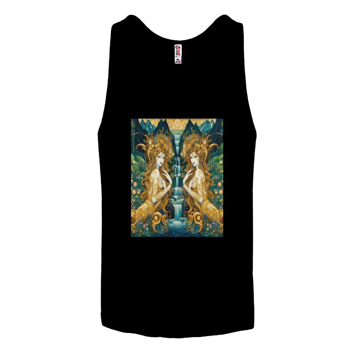 Water Nymphs Cotton Tank Top - Gregg Acini Adoree Designs - Tank Top