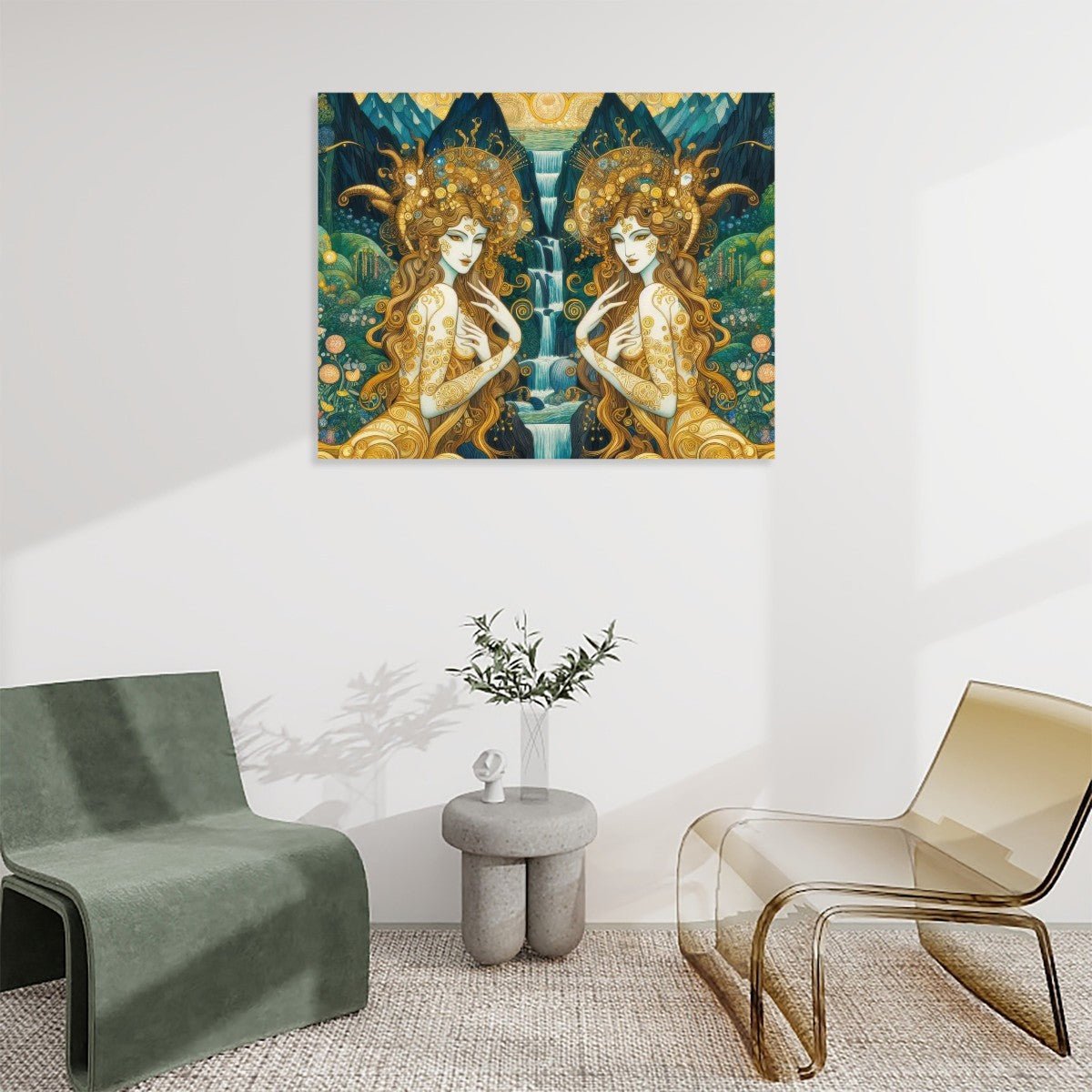 Water Nymphs Frameless Paint by Numbers Kit for Adults (Horizontal) - Gregg Acini Adoree Designs - Paint by Numbers