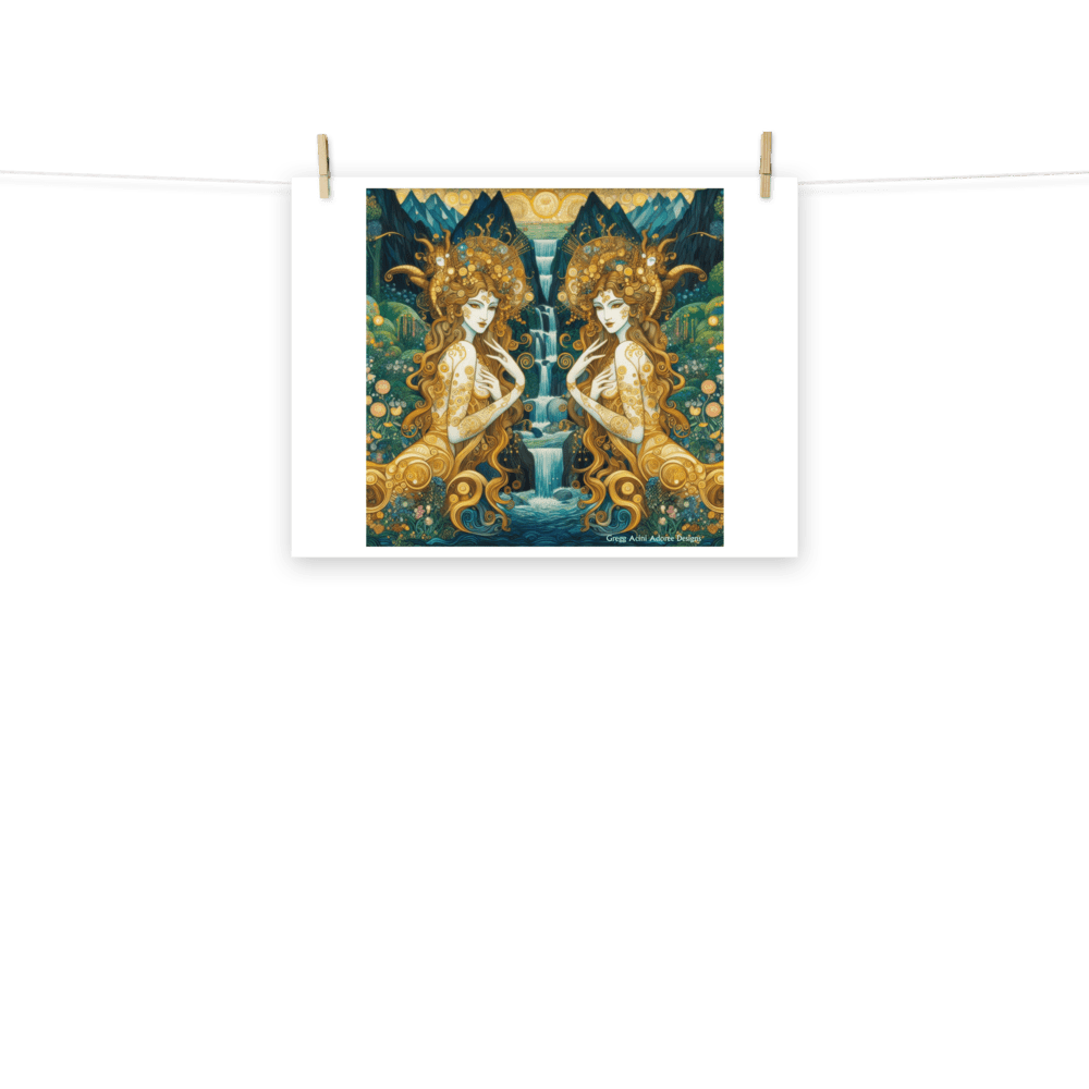 Water Nymphs Poster by Gregg Acini Adoree Designs - Gregg Acini Adoree Designs - Art