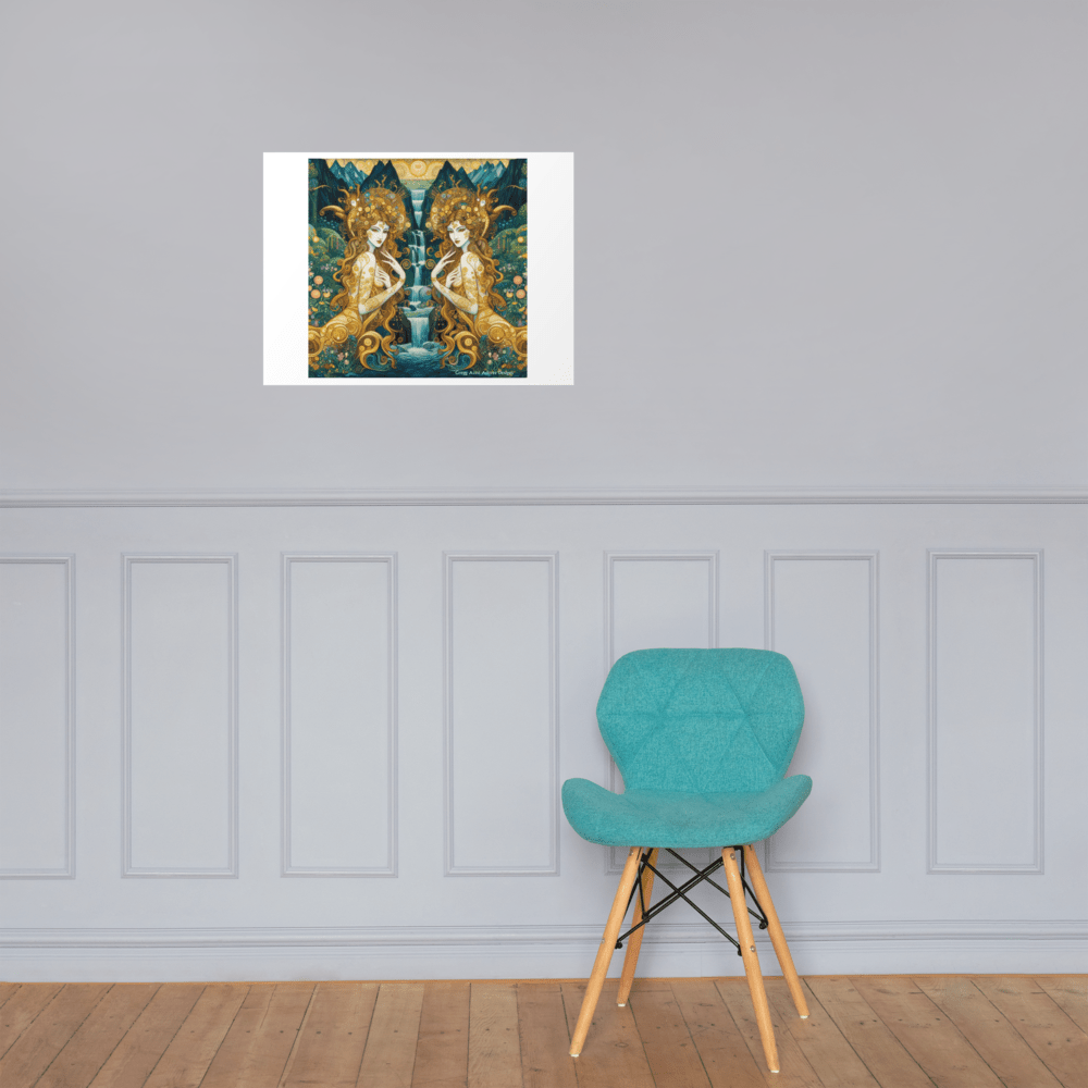 Water Nymphs Poster by Gregg Acini Adoree Designs - Gregg Acini Adoree Designs - Art