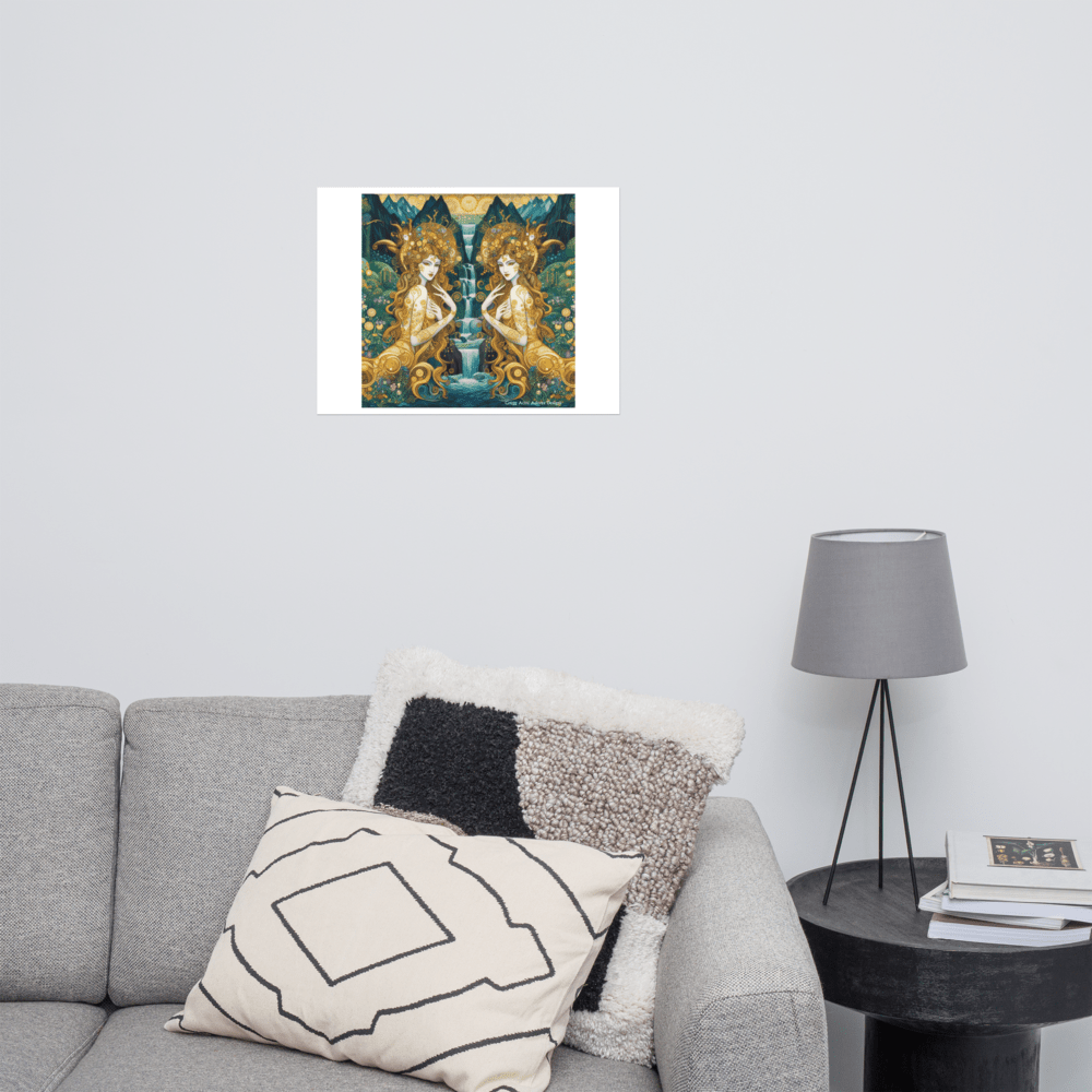 Water Nymphs Poster by Gregg Acini Adoree Designs - Gregg Acini Adoree Designs - Art