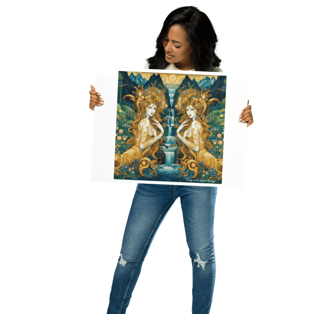 Water Nymphs Poster by Gregg Acini Adoree Designs - Gregg Acini Adoree Designs - Art