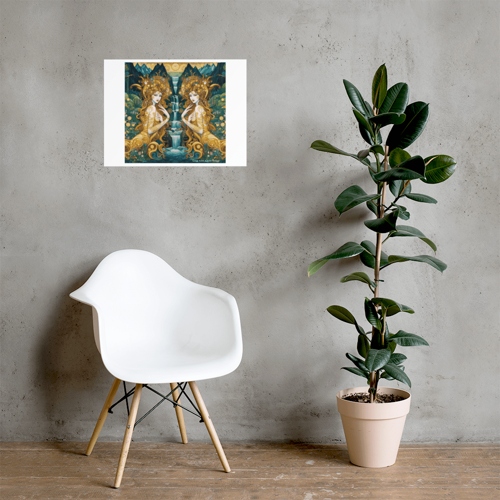 Water Nymphs Poster by Gregg Acini Adoree Designs - Gregg Acini Adoree Designs - Art
