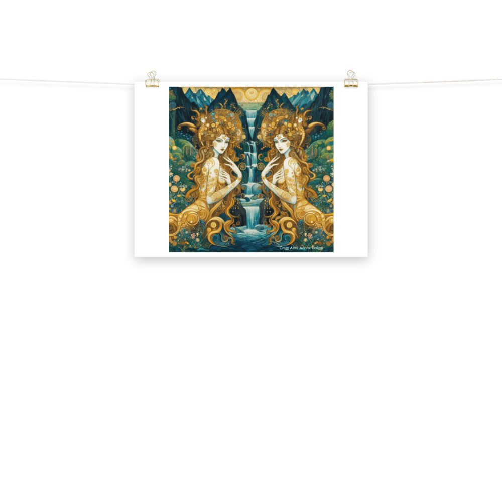 Water Nymphs Poster by Gregg Acini Adoree Designs - Gregg Acini Adoree Designs - Art