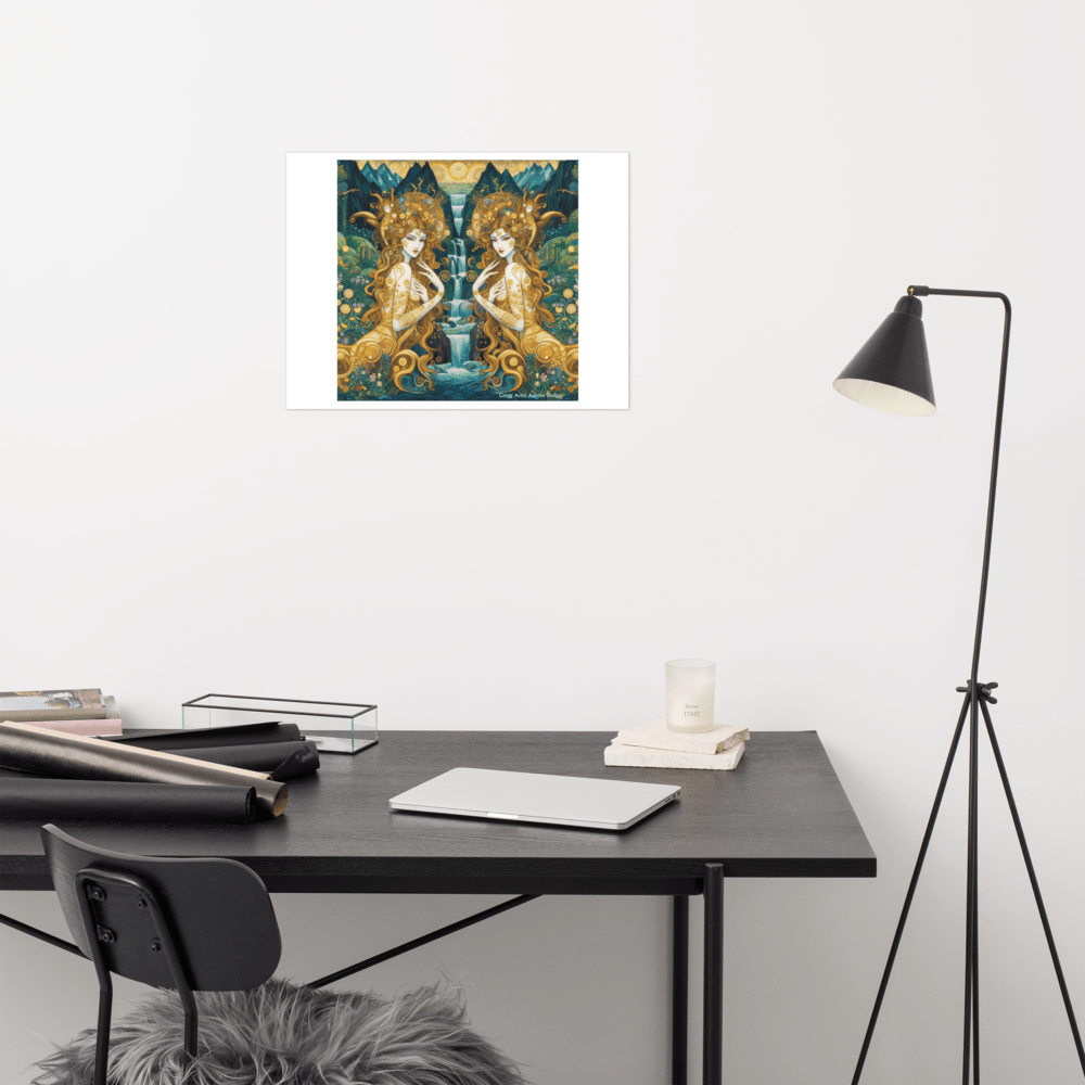 Water Nymphs Poster by Gregg Acini Adoree Designs - Gregg Acini Adoree Designs - Art