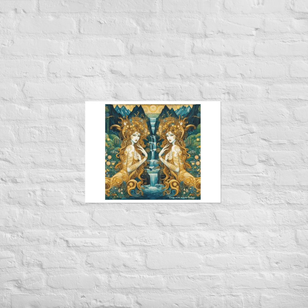 Water Nymphs Poster by Gregg Acini Adoree Designs - Gregg Acini Adoree Designs - Art