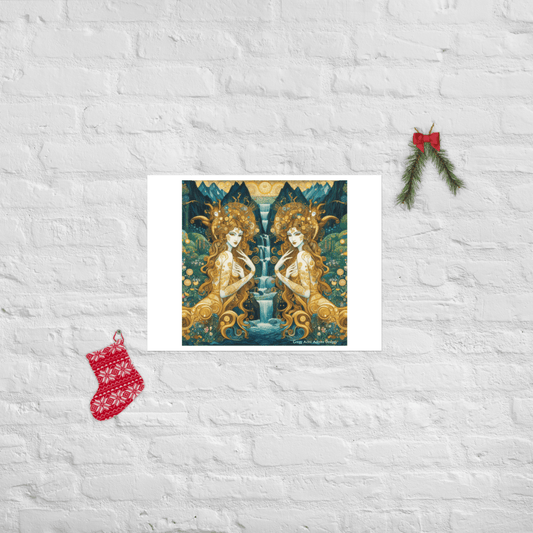 Water Nymphs Poster by Gregg Acini Adoree Designs - Gregg Acini Adoree Designs - Art