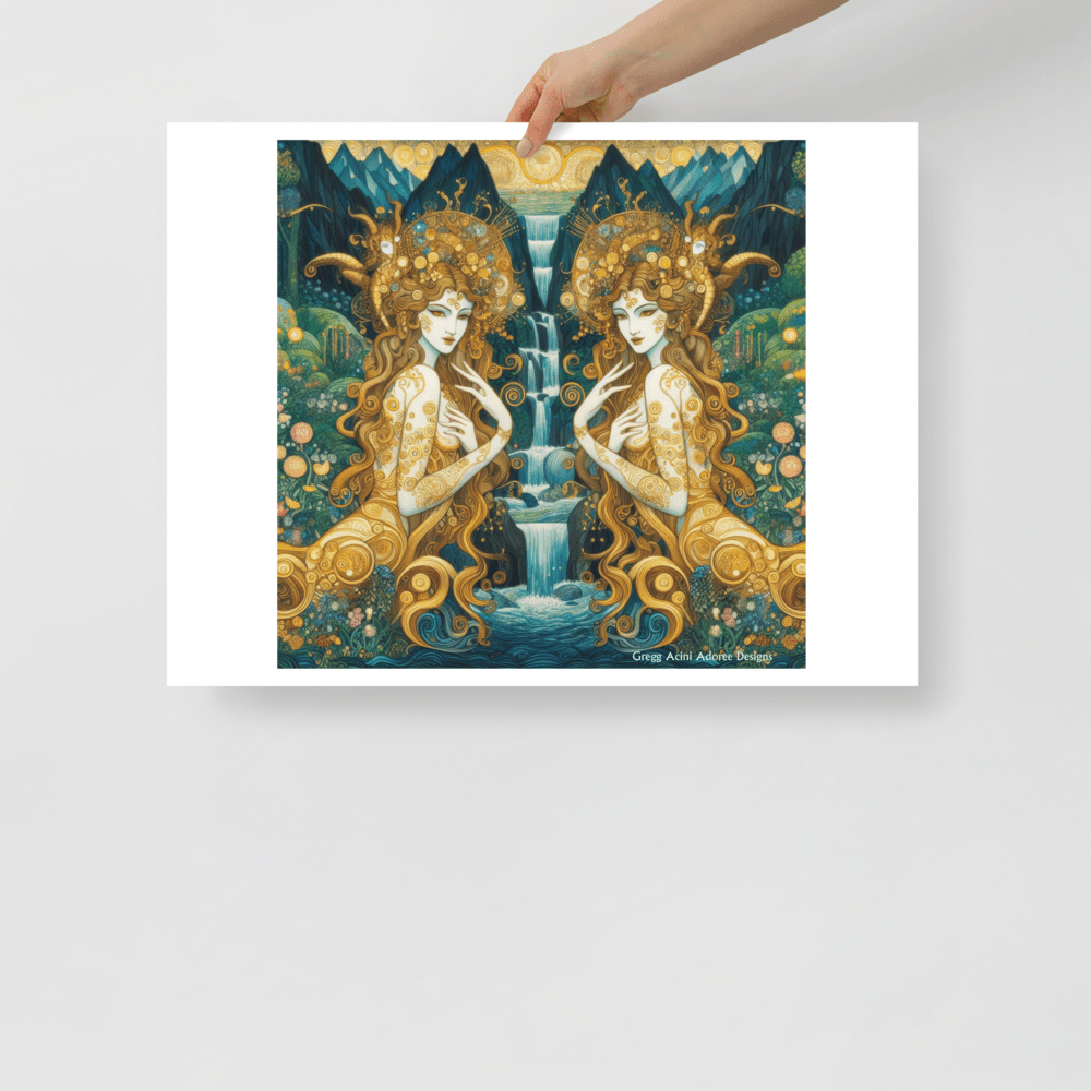 Water Nymphs Poster by Gregg Acini Adoree Designs - Gregg Acini Adoree Designs - Art