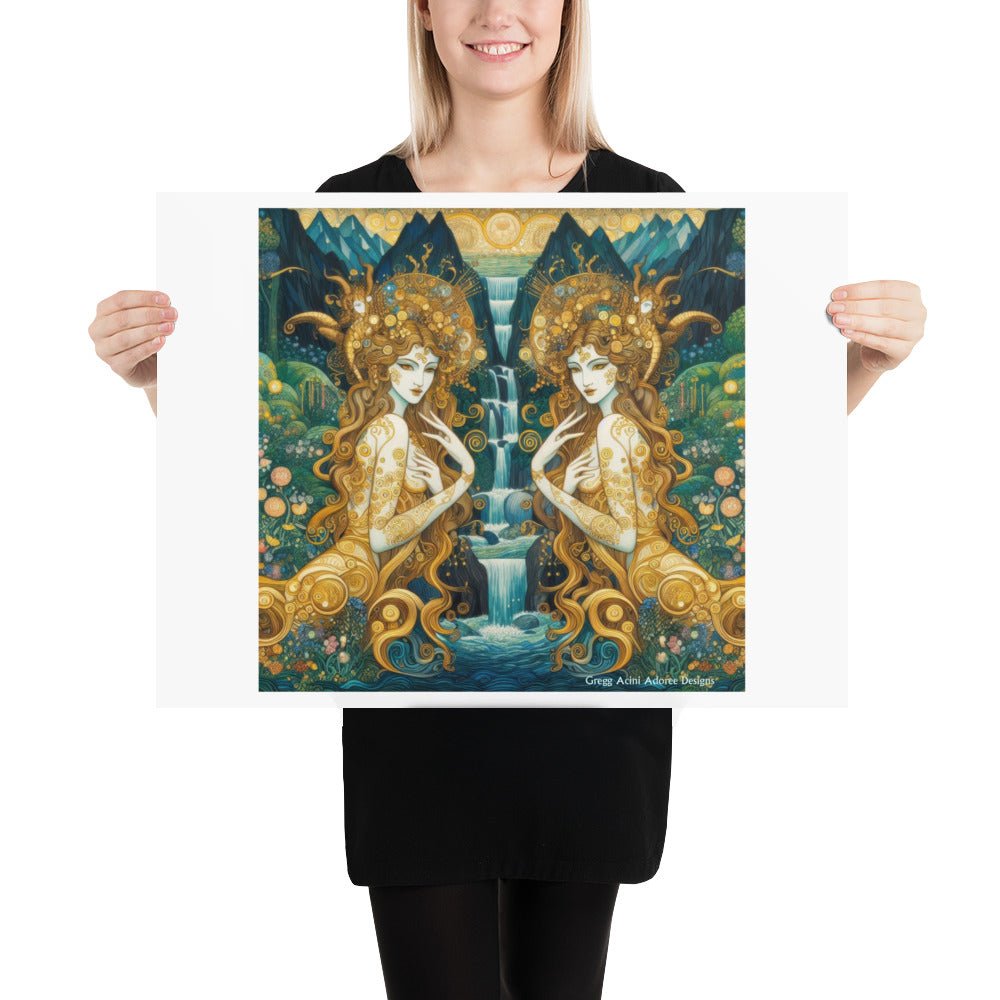 Water Nymphs Poster by Gregg Acini Adoree Designs - Gregg Acini Adoree Designs - Art