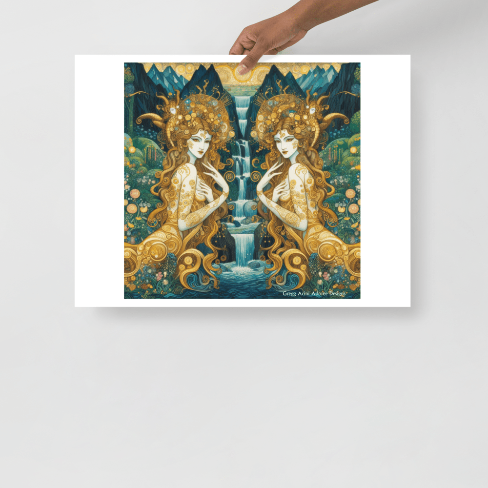 Water Nymphs Poster by Gregg Acini Adoree Designs - Gregg Acini Adoree Designs - Art