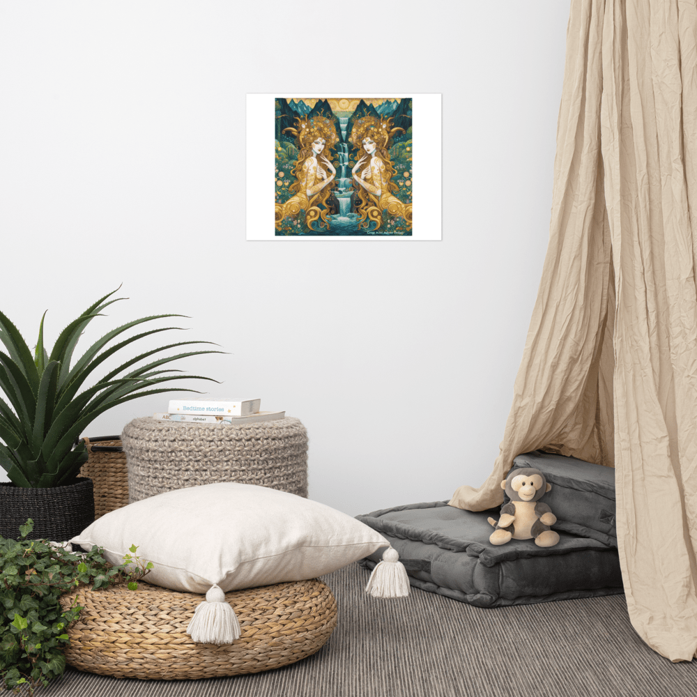 Water Nymphs Poster by Gregg Acini Adoree Designs - Gregg Acini Adoree Designs - Art