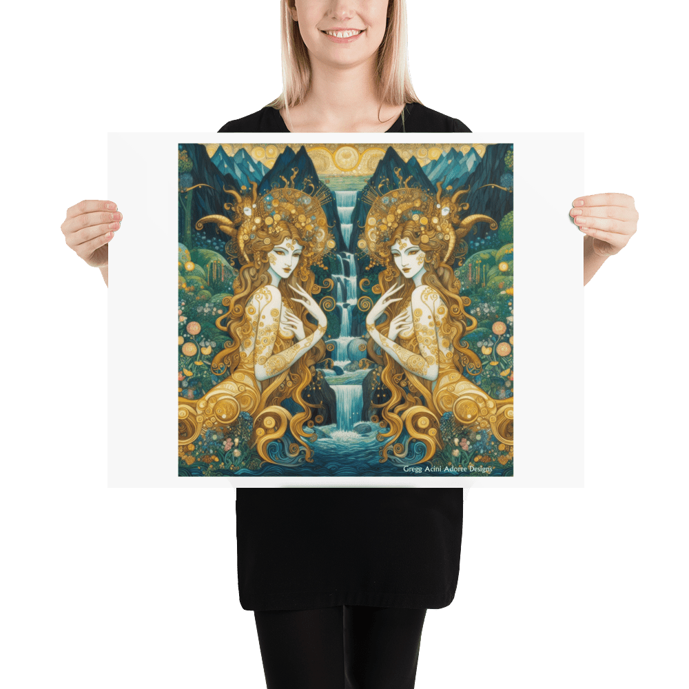 Water Nymphs Poster by Gregg Acini Adoree Designs - Gregg Acini Adoree Designs - Art