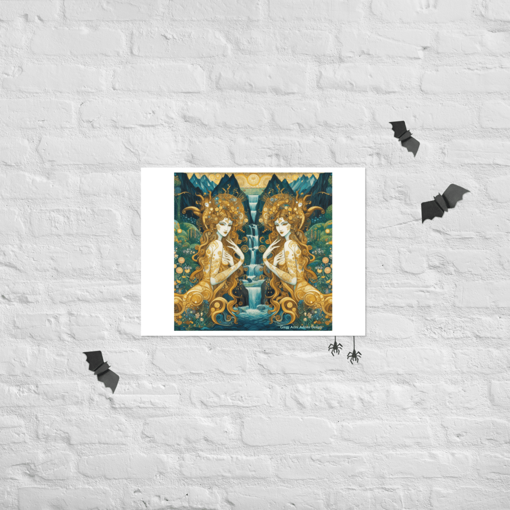 Water Nymphs Poster by Gregg Acini Adoree Designs - Gregg Acini Adoree Designs - Art