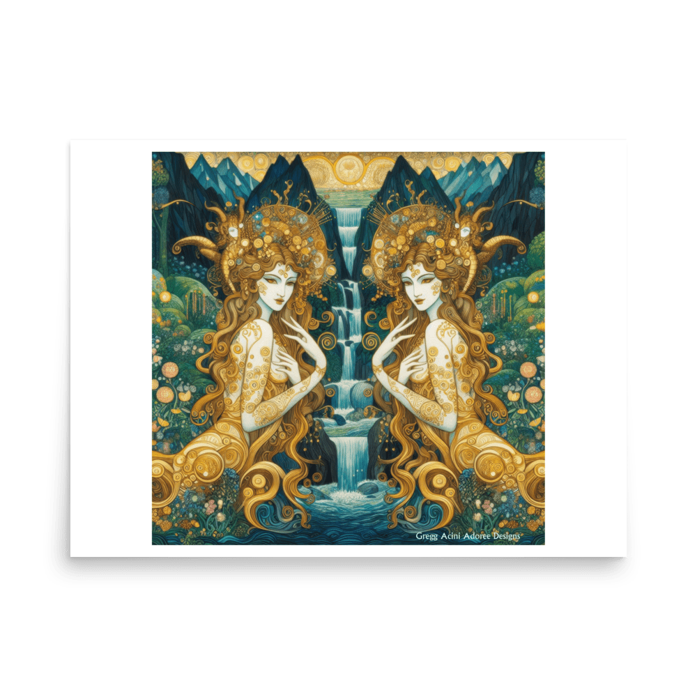 Water Nymphs Poster by Gregg Acini Adoree Designs - Gregg Acini Adoree Designs - Art
