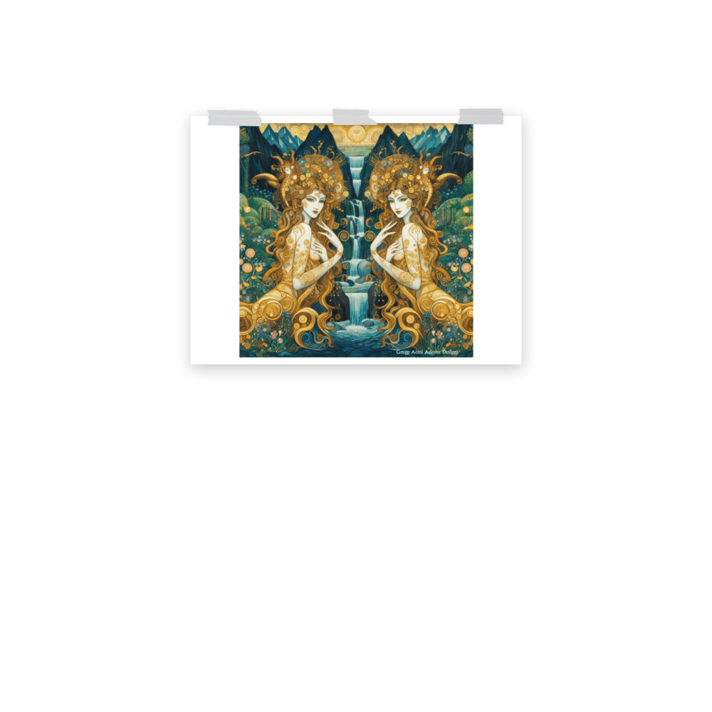 Water Nymphs Poster by Gregg Acini Adoree Designs - Gregg Acini Adoree Designs - Art