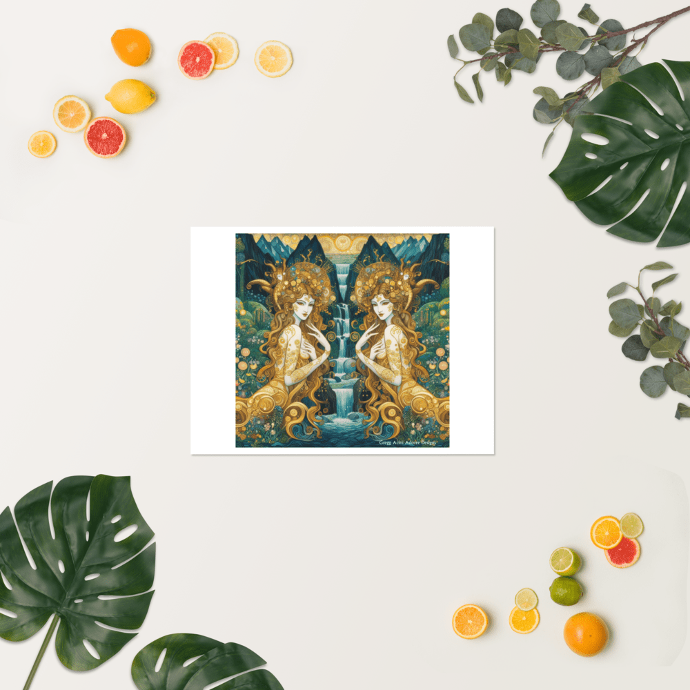 Water Nymphs Poster by Gregg Acini Adoree Designs - Gregg Acini Adoree Designs - Art