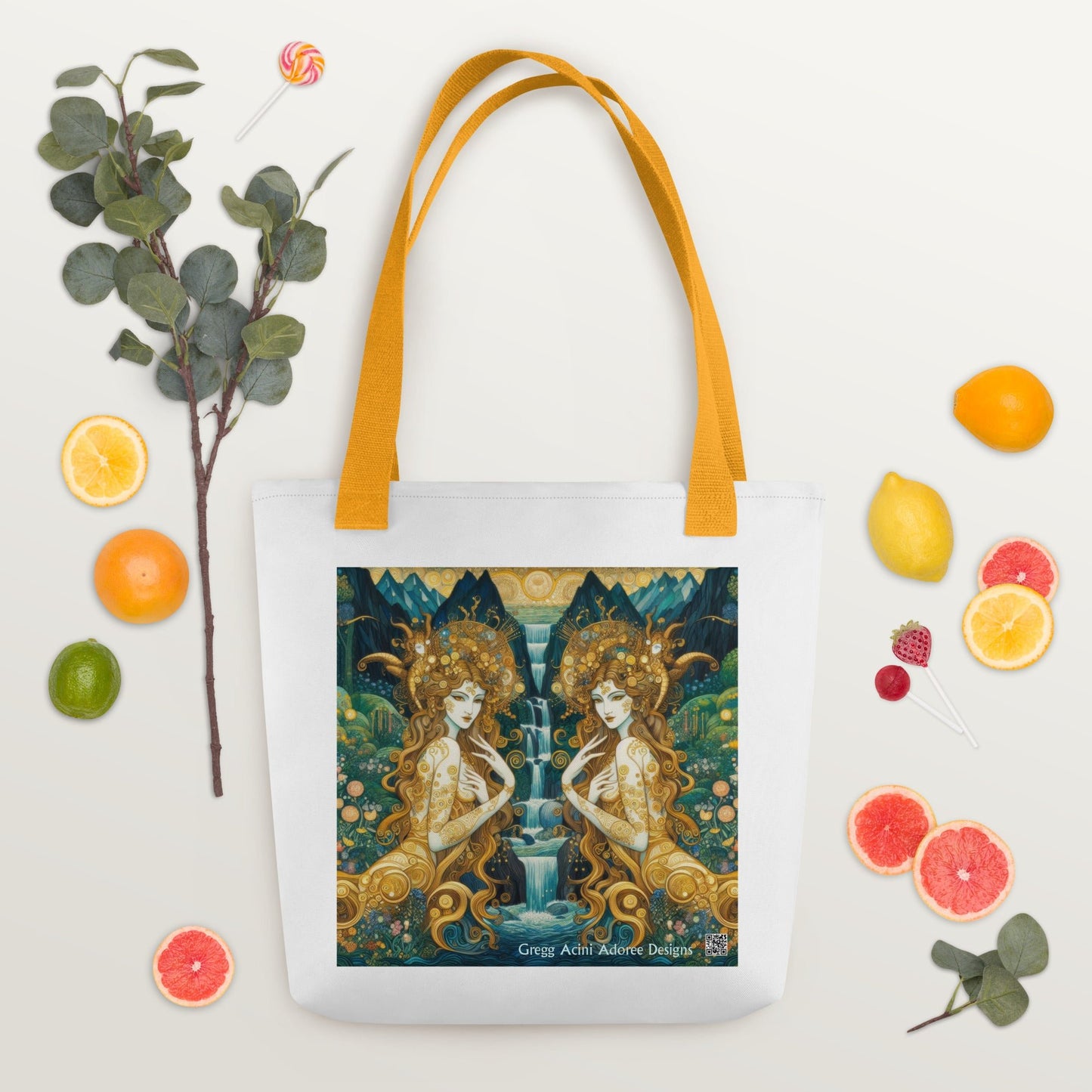 Water Nymphs Tote bag by Gregg Acini Adoree Designs - Gregg Acini Adoree Designs - Tote Bag
