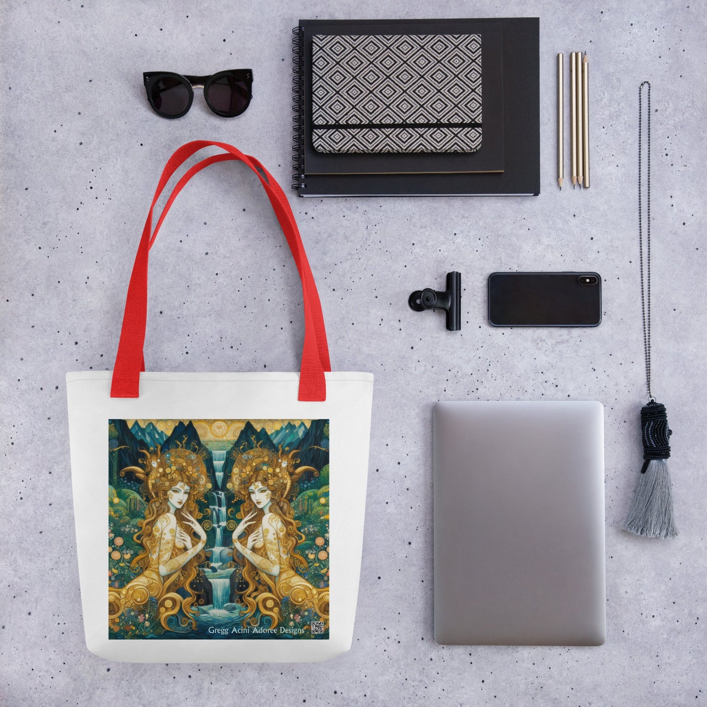 Water Nymphs Tote bag by Gregg Acini Adoree Designs - Gregg Acini Adoree Designs - Tote Bag