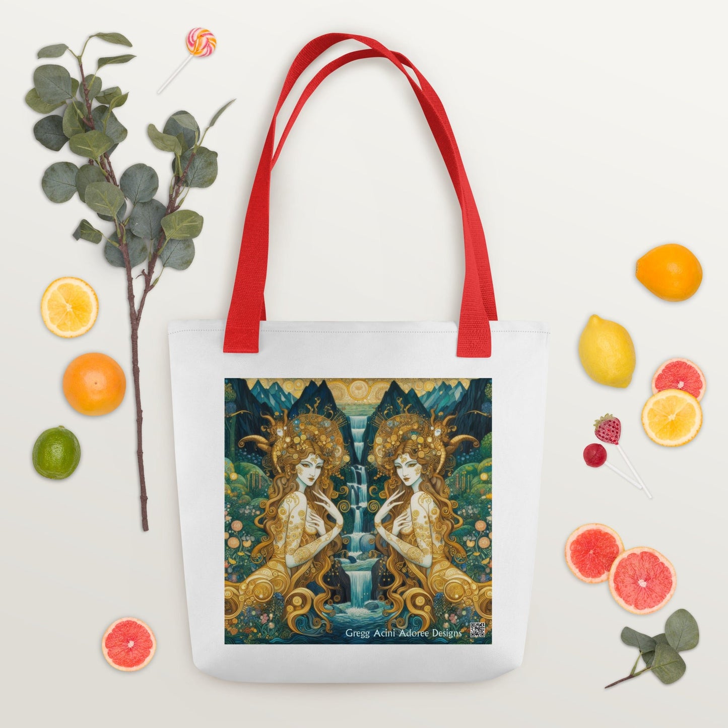 Water Nymphs Tote bag by Gregg Acini Adoree Designs - Gregg Acini Adoree Designs - Tote Bag