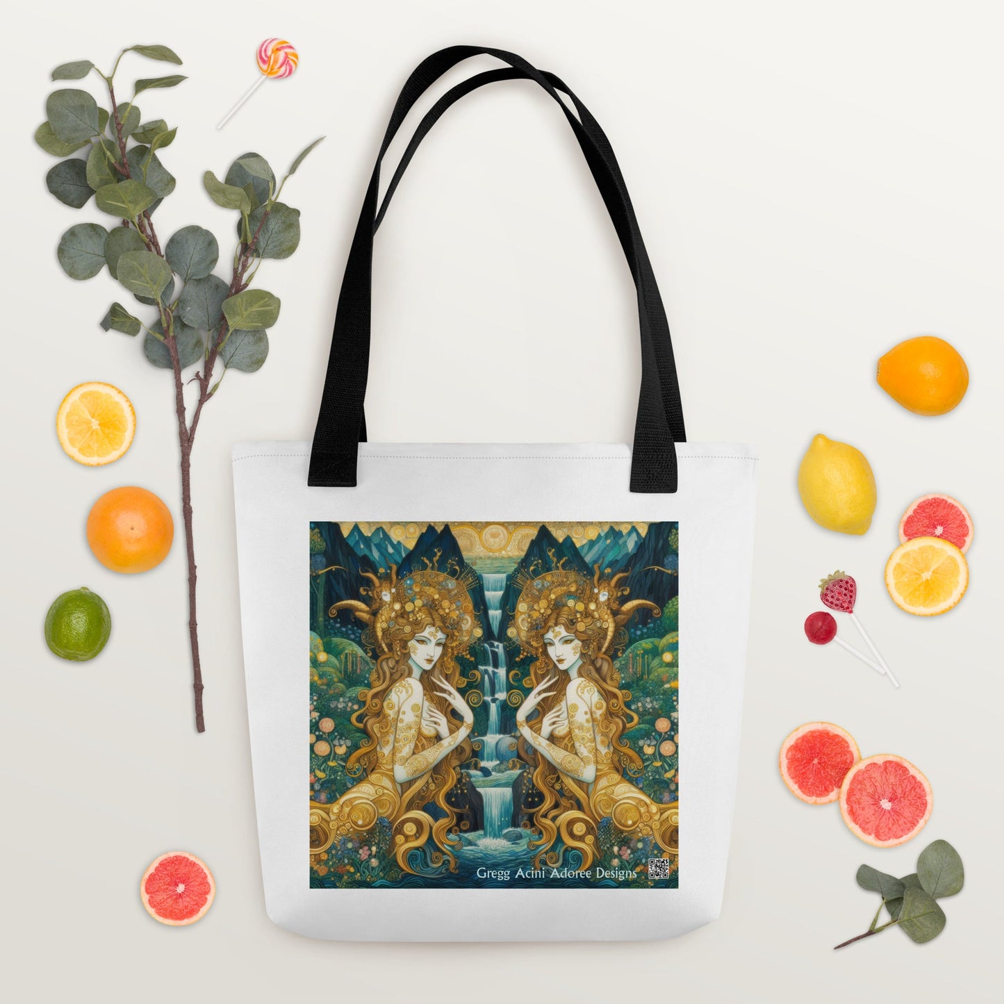 Water Nymphs Tote bag by Gregg Acini Adoree Designs - Gregg Acini Adoree Designs - Tote Bag
