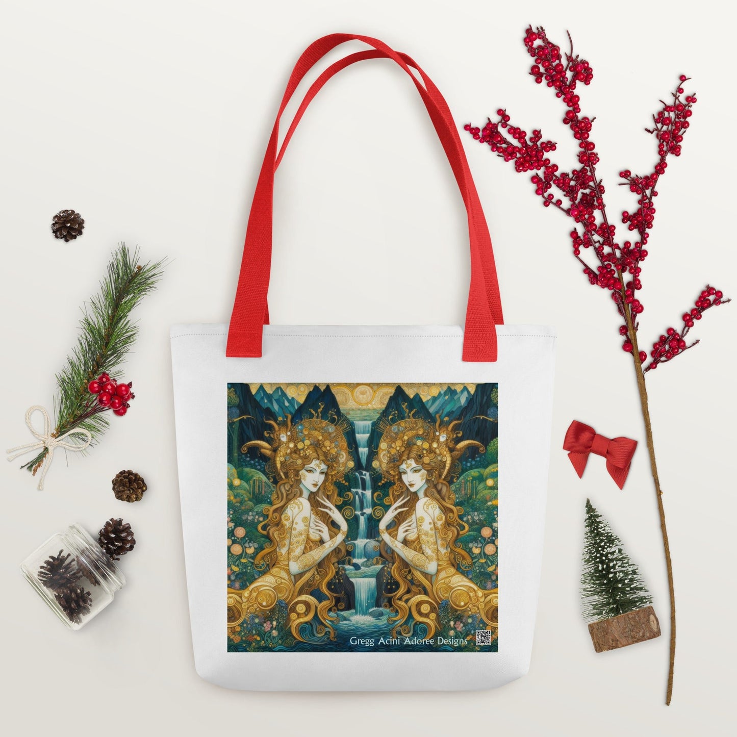 Water Nymphs Tote bag by Gregg Acini Adoree Designs - Gregg Acini Adoree Designs - Tote Bag
