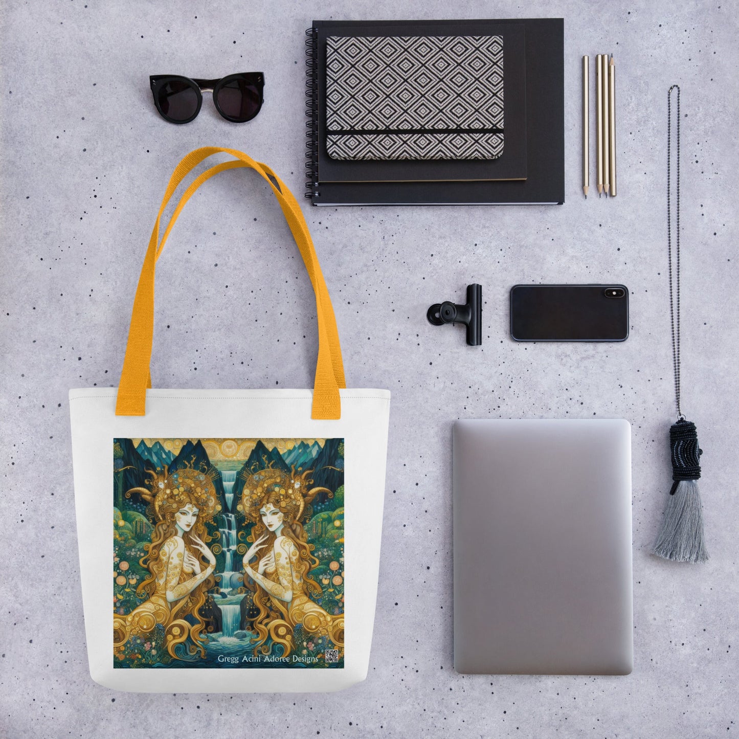 Water Nymphs Tote bag by Gregg Acini Adoree Designs - Gregg Acini Adoree Designs - Tote Bag