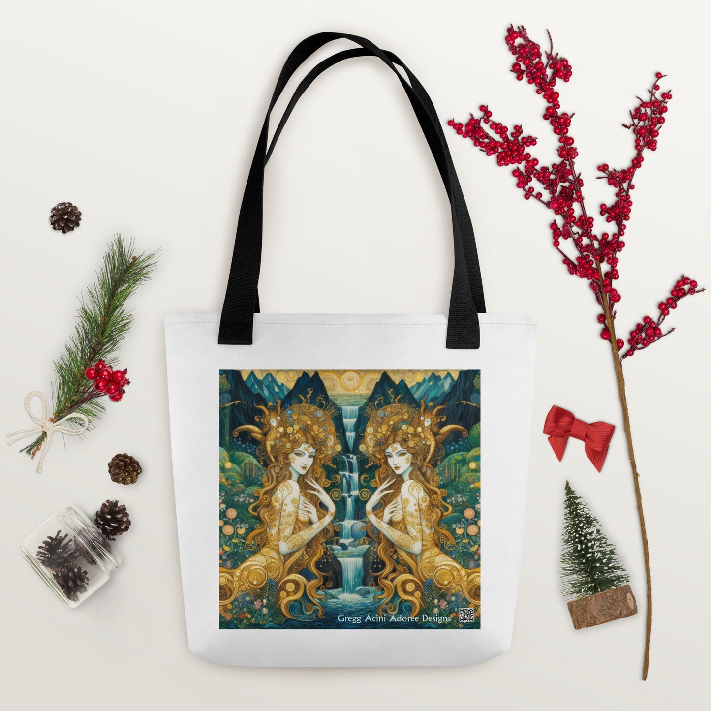 Water Nymphs Tote bag by Gregg Acini Adoree Designs - Gregg Acini Adoree Designs - Tote Bag