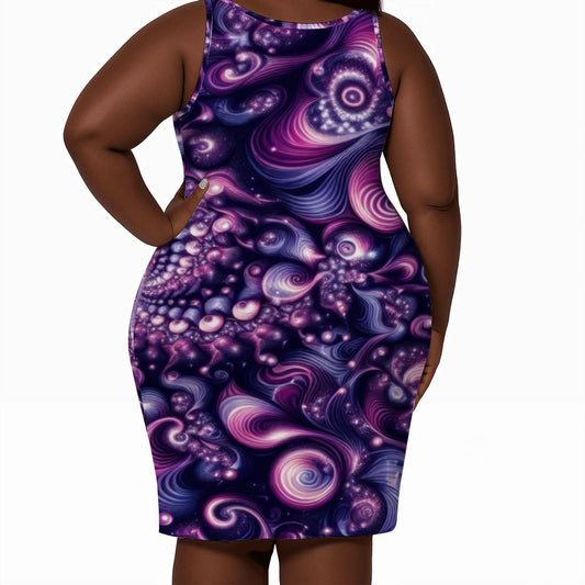 Women's Plus Size Sleeveless Dress - Gregg Acini Adoree Designs - Dress