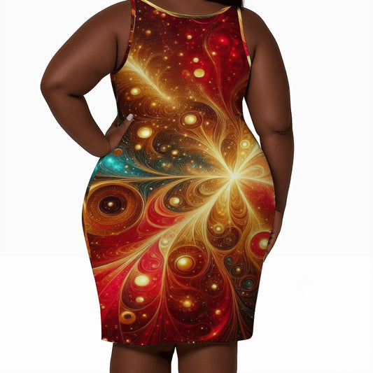 Women's Plus Size Sleeveless Dress - Gregg Acini Adoree Designs - Dress