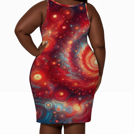Women's Plus Size Sleeveless Dress - Gregg Acini Adoree Designs - Dress