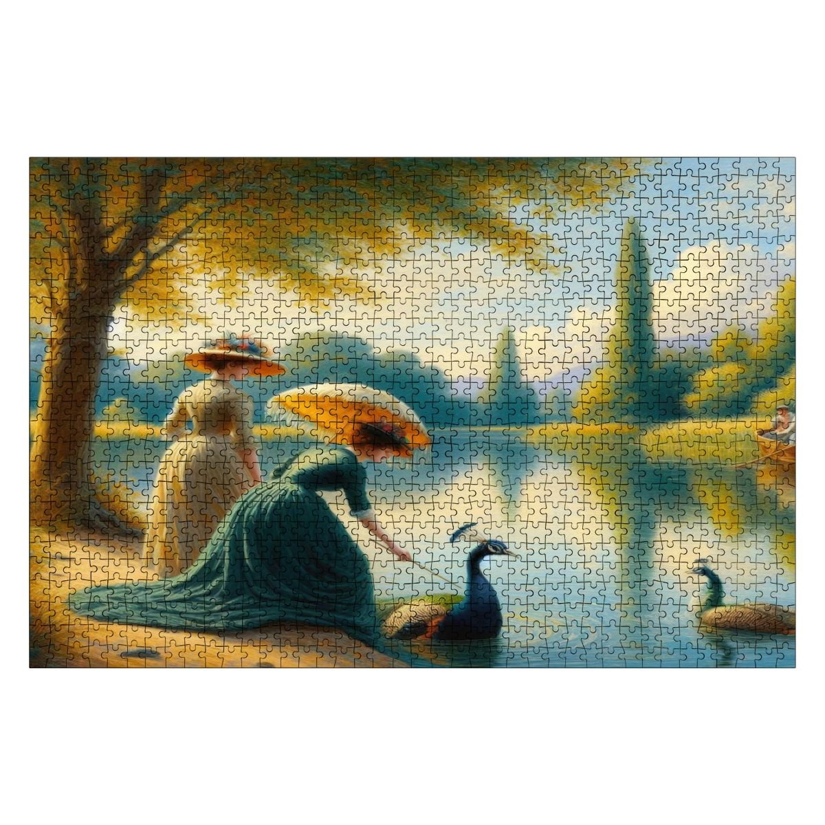 Wooden Jigsaw Puzzles 1000 pcs - Gregg Acini Adoree Designs - Jigsaw Puzzle
