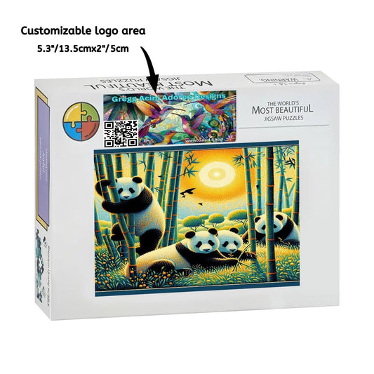 Wooden Jigsaw Puzzles 1000 pcs (Horizontal) - Gregg Acini Adoree Designs - Jigsaw Puzzle