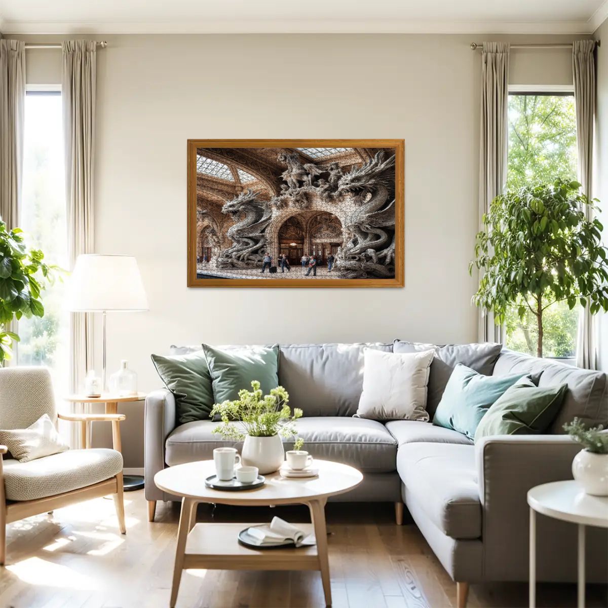 Wooden Jigsaw Puzzles 1000 pcs (Horizontal) - Gregg Acini Adoree Designs - Jigsaw Puzzle