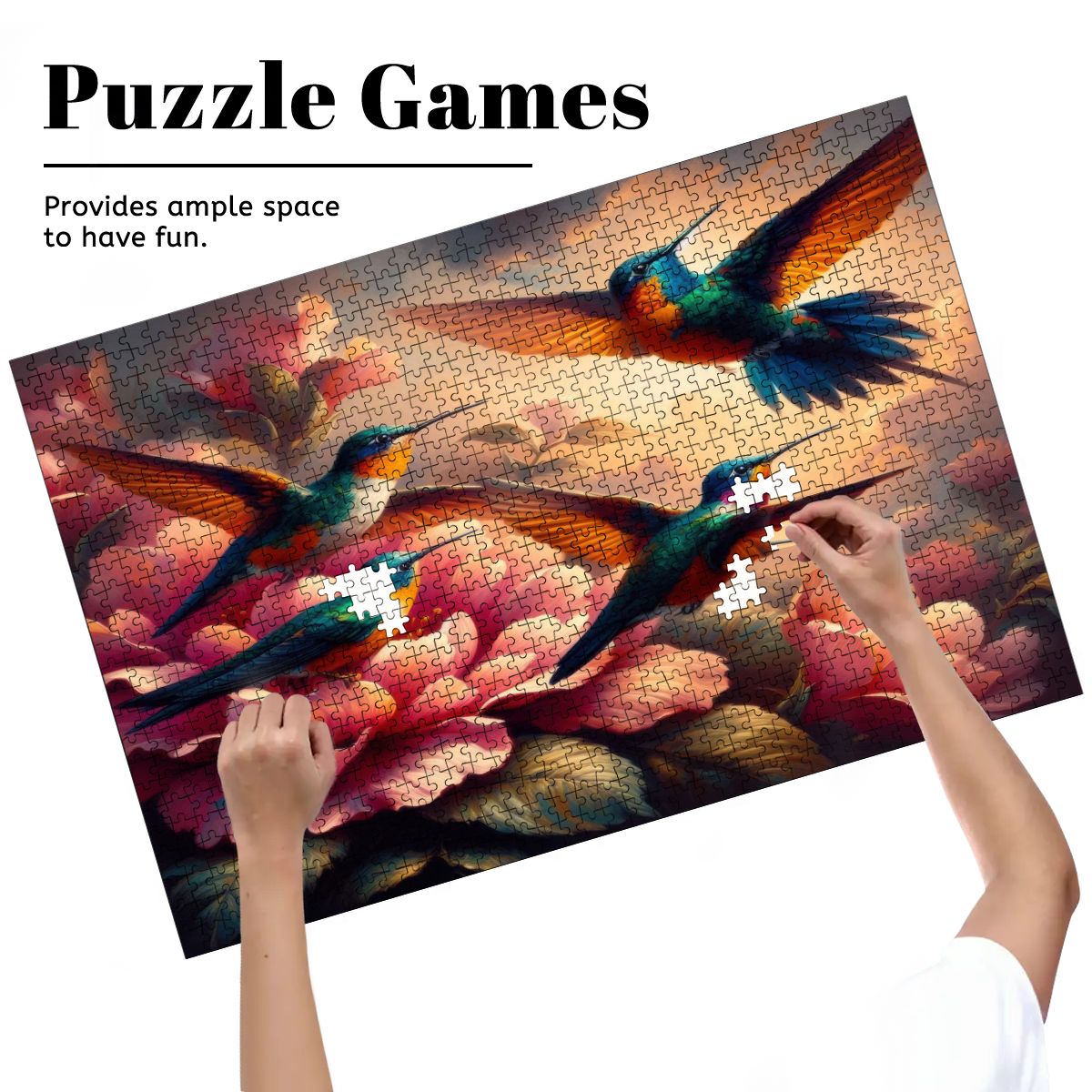 Wooden Jigsaw Puzzles 1000 pcs (Horizontal) - Gregg Acini Adoree Designs - Jigsaw Puzzle