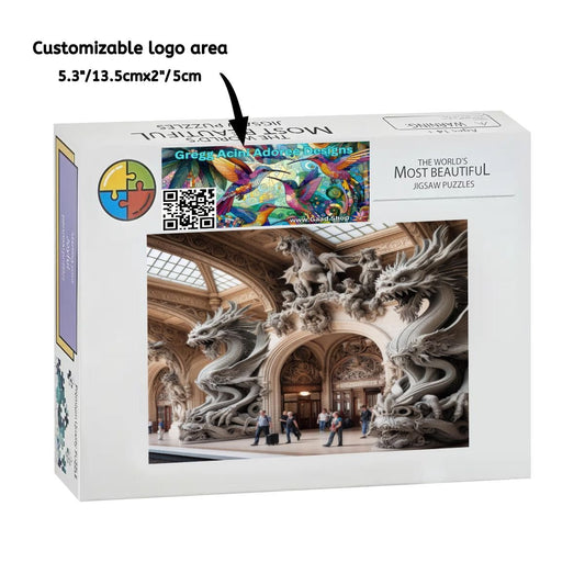 Wooden Jigsaw Puzzles 1000 pcs (Horizontal) - Gregg Acini Adoree Designs - Jigsaw Puzzle