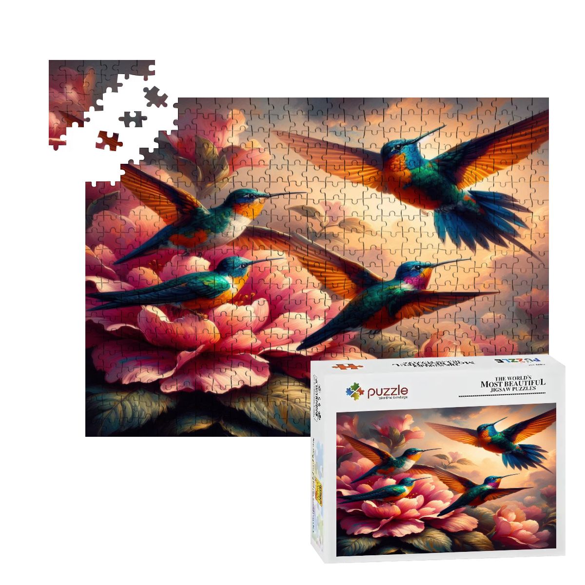 Wooden Jigsaw Puzzles 500 pcs (Horizontal) - Gregg Acini Adoree Designs - Jigsaw Puzzle