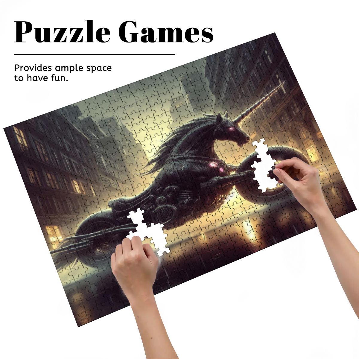 Wooden Jigsaw Puzzles 500 pcs (Horizontal) - Gregg Acini Adoree Designs - Jigsaw Puzzle