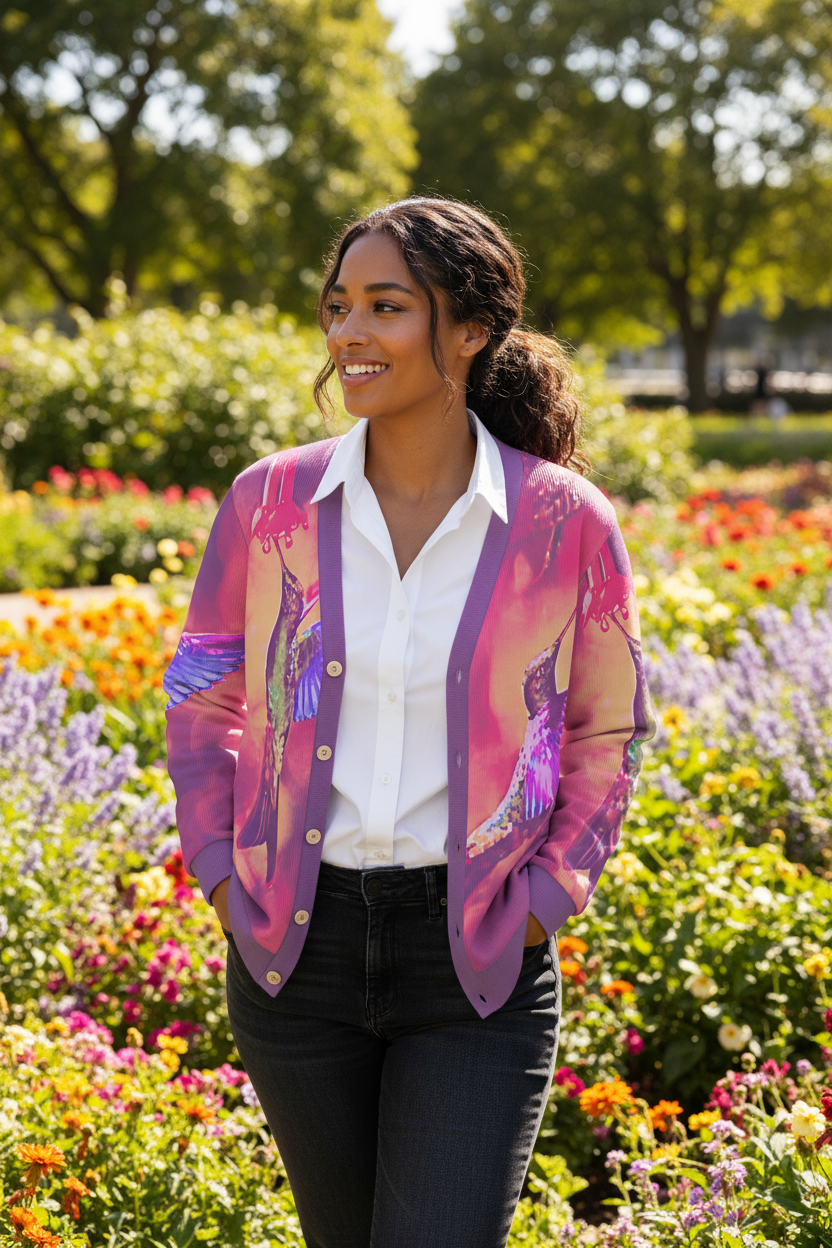 Art-printed apparel featuring original AI artwork by Gregg Acini Adoree Designs