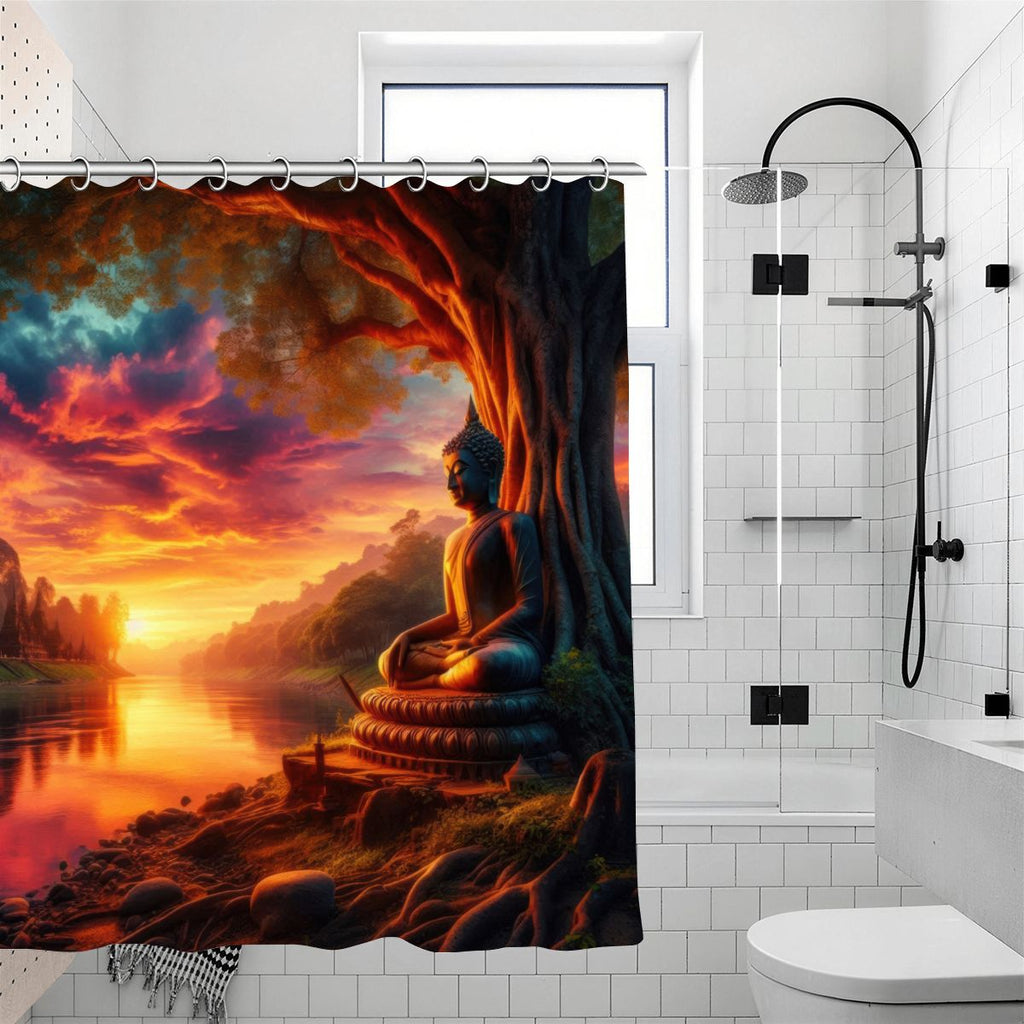 Tranquility Shower Curtain 70.8"x70.8" (Made in USA)