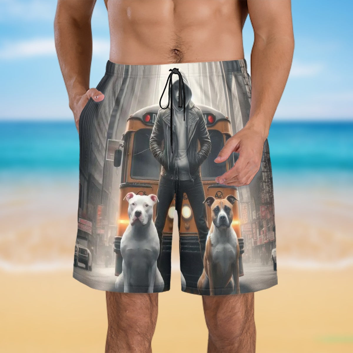 Beach Shorts (Multiple Designs Set 1 - First image shows selected design)