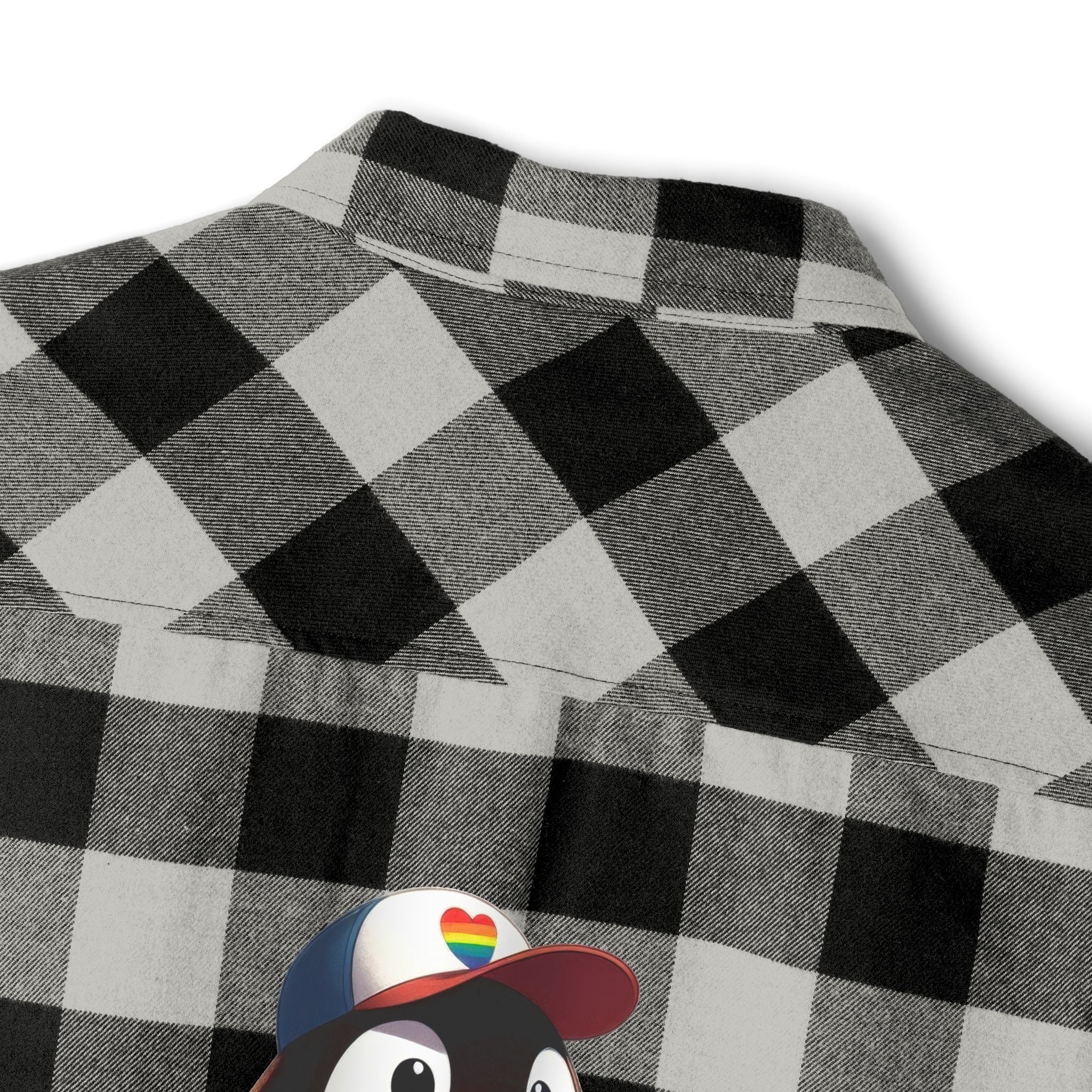 Proud Penguin Bro Cozy Unisex Flannel Shirt