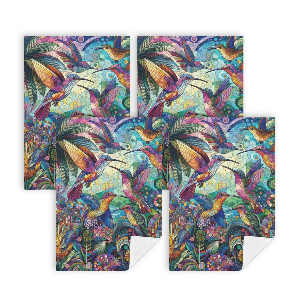Hummingbird Kaleidoscope Hand Towels (set of 4) Towel 40x60cm