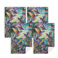 Hummingbird Kaleidoscope Hand Towels (set of 4) Towel 40x60cm