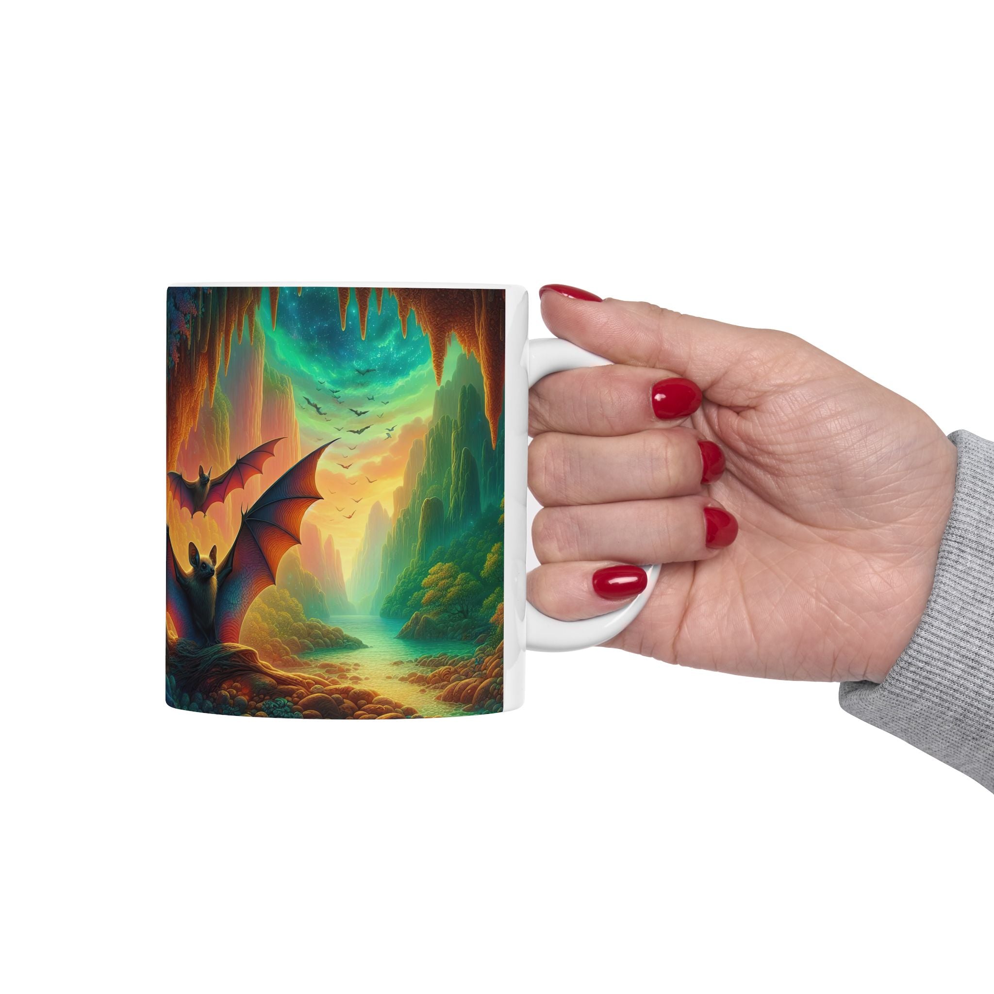 Bat Paradise Ceramic Mug – 11oz & 15oz