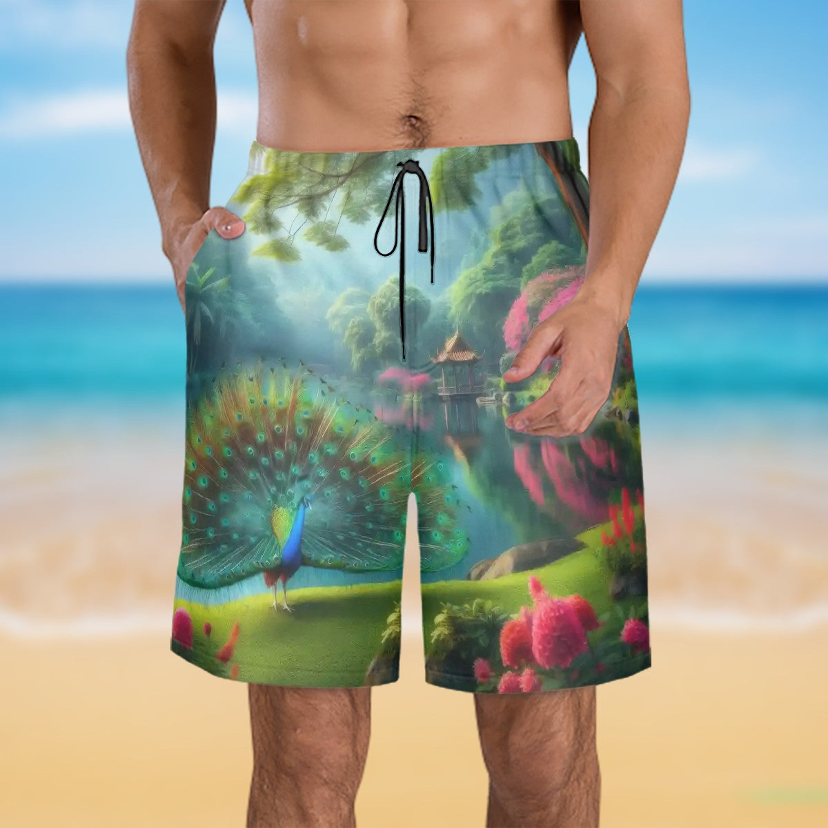 Beach Shorts (Multiple Designs Set 2 - First image shows selected design)