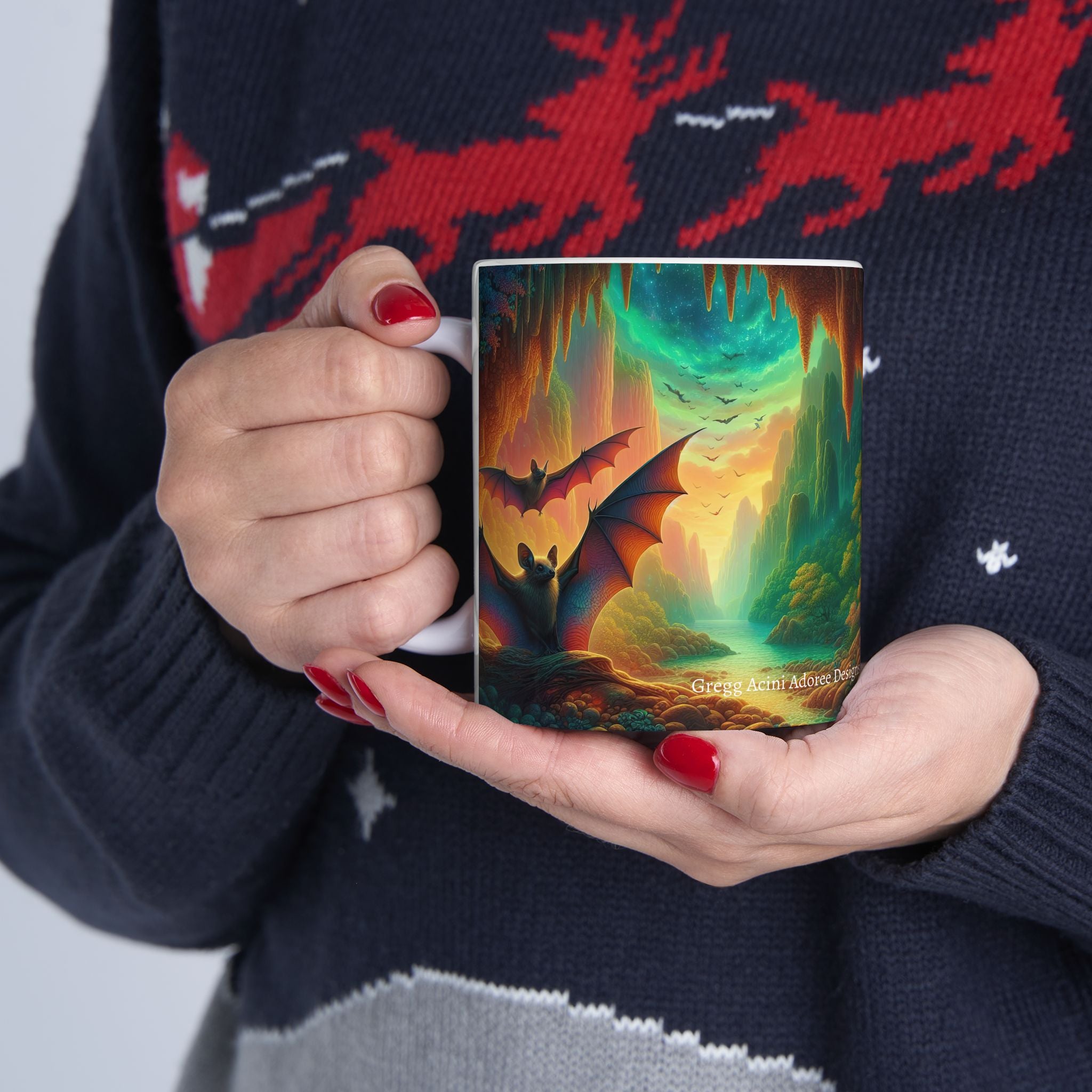 Bat Paradise Ceramic Mug – 11oz & 15oz